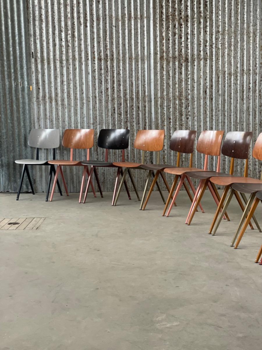 12x Galvanitas s16 chairs - Dutch design - 2000s