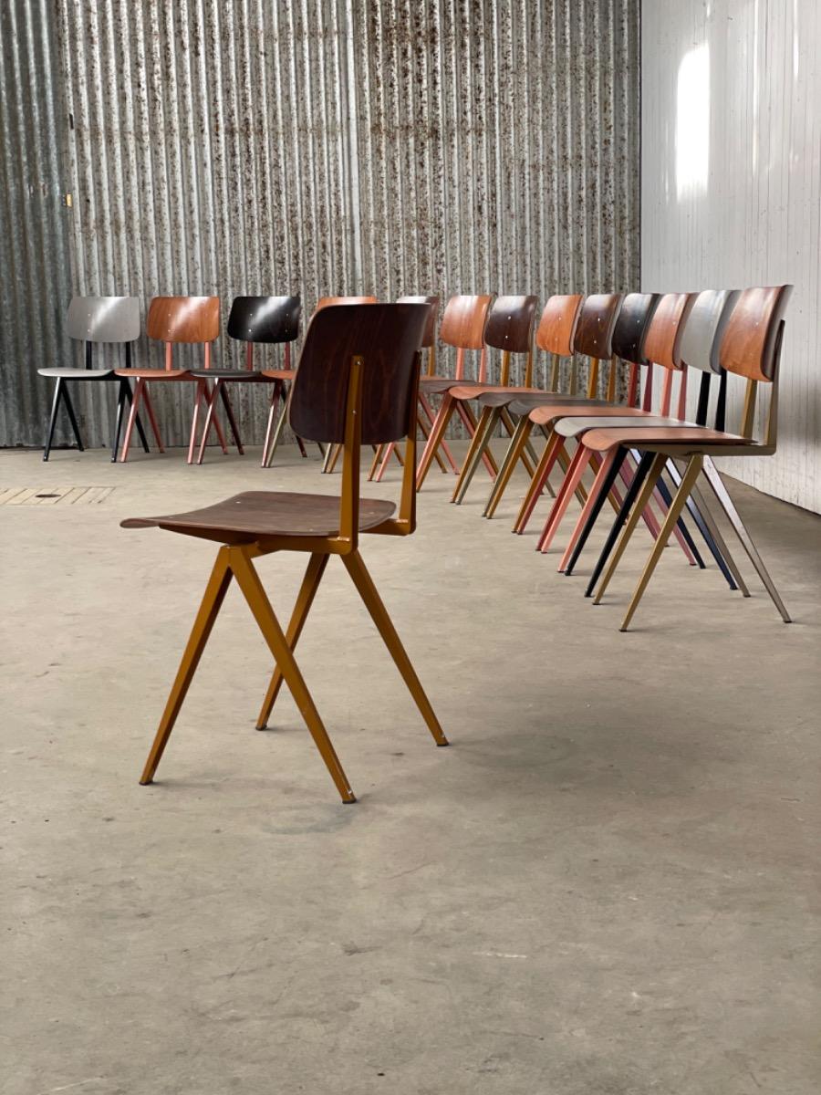 12x Galvanitas s16 chairs - Dutch design - 2000s