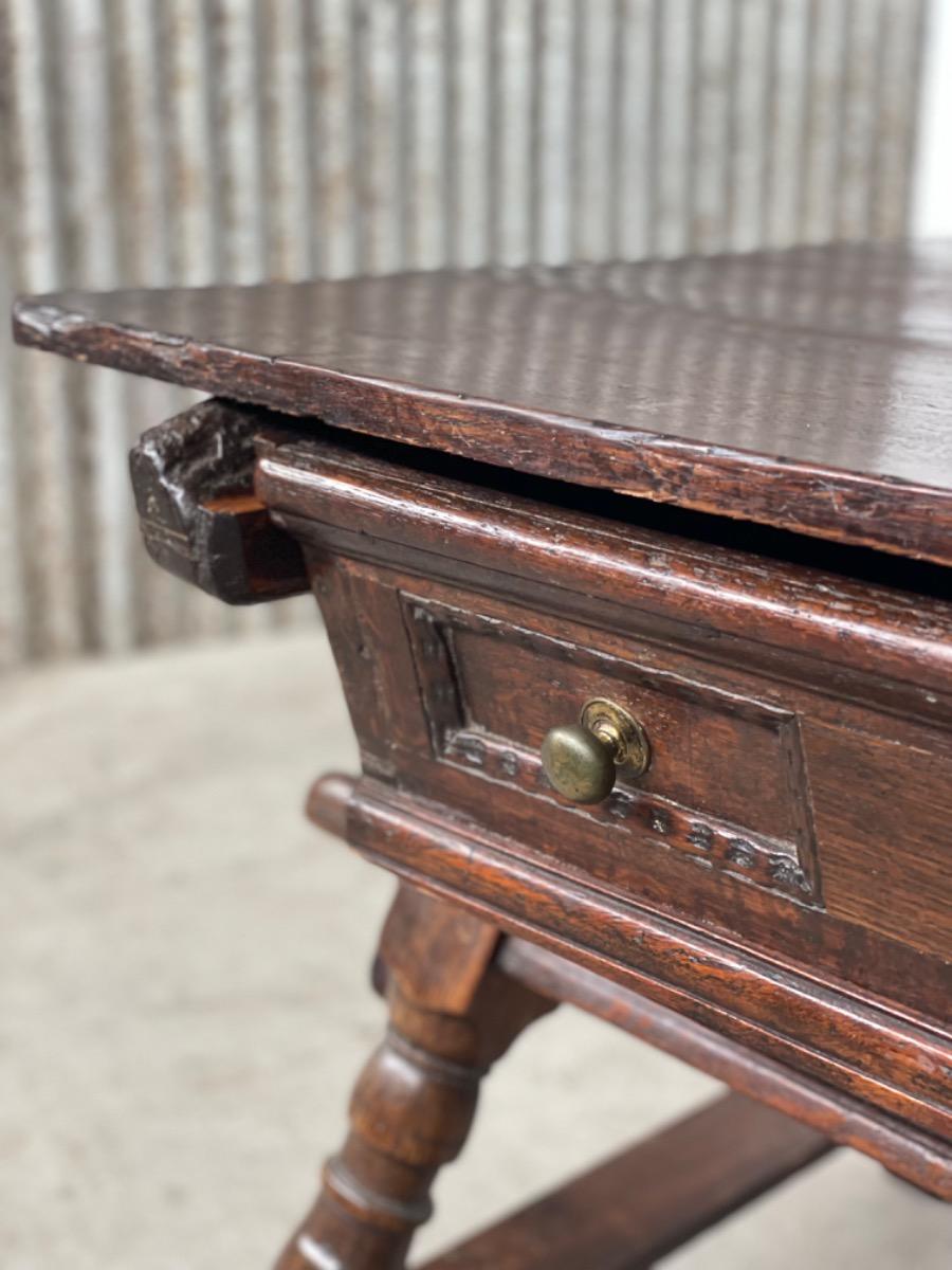 18th century oak table Spain