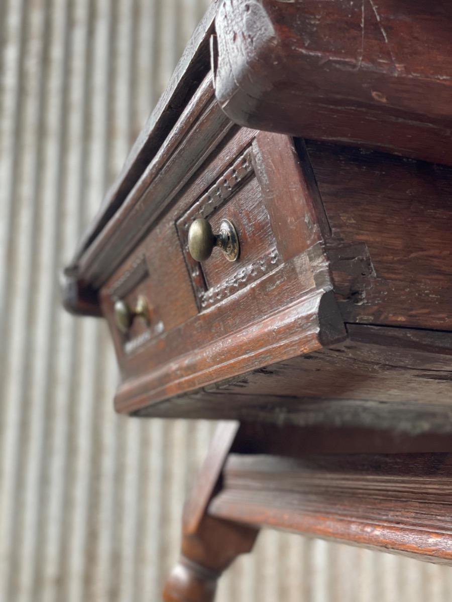 18th century oak table Spain