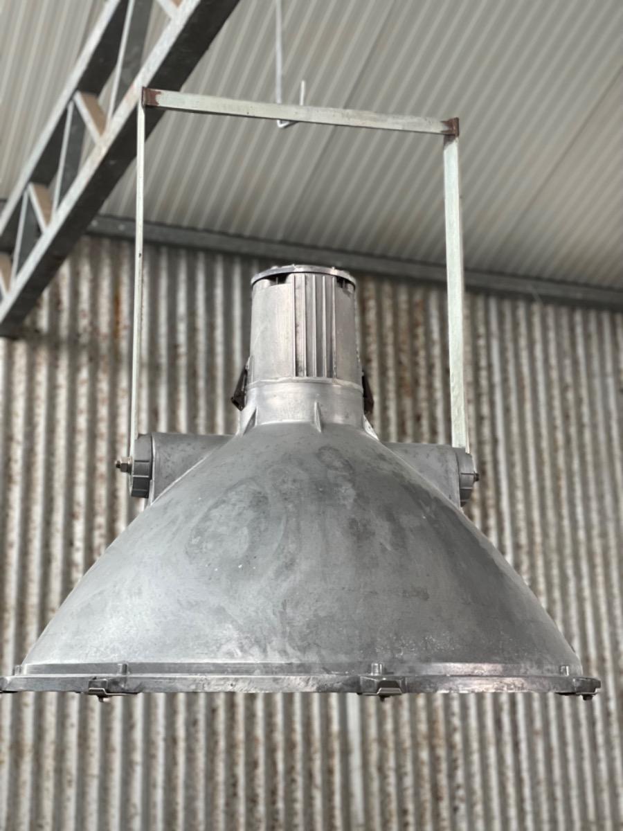 5x industrial stadium lights pendant lamp, 1960s