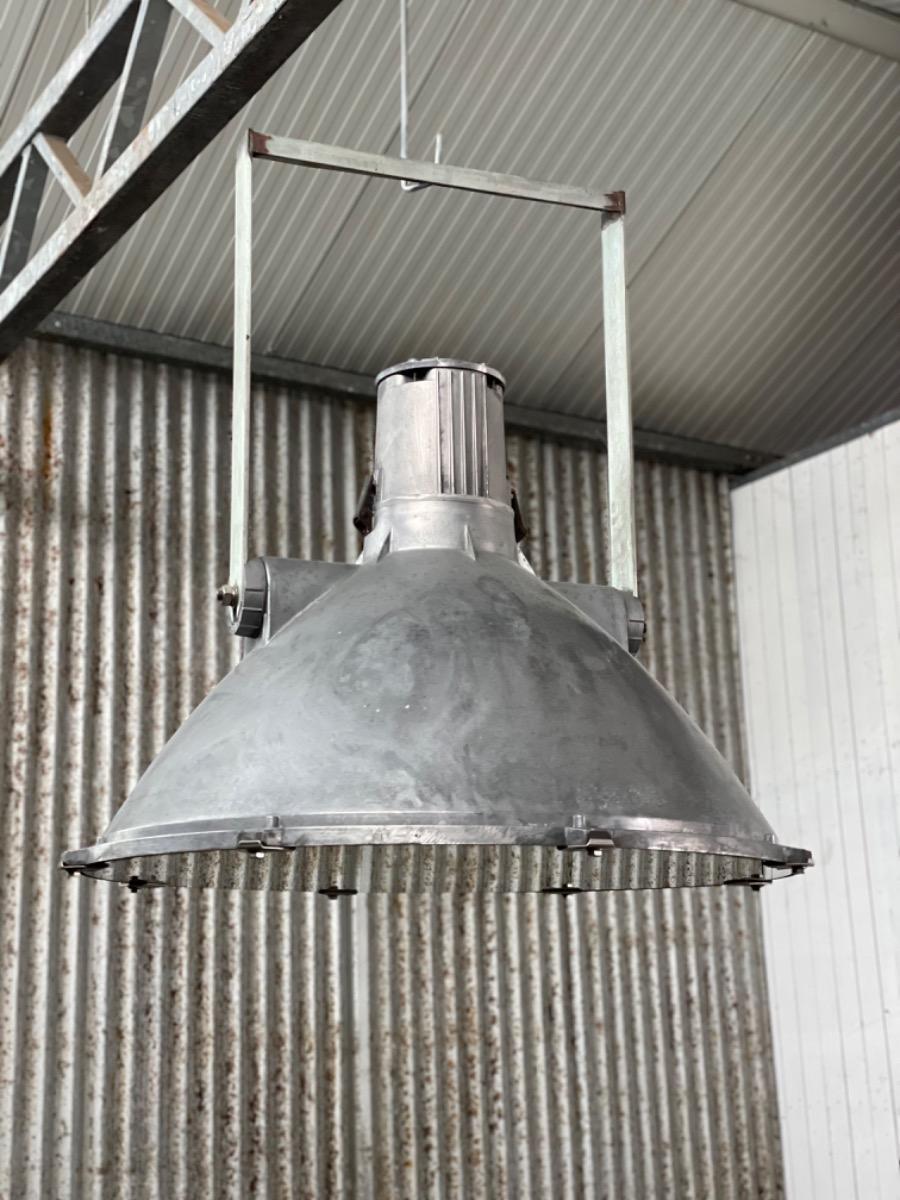 5x industrial stadium lights pendant lamp, 1960s