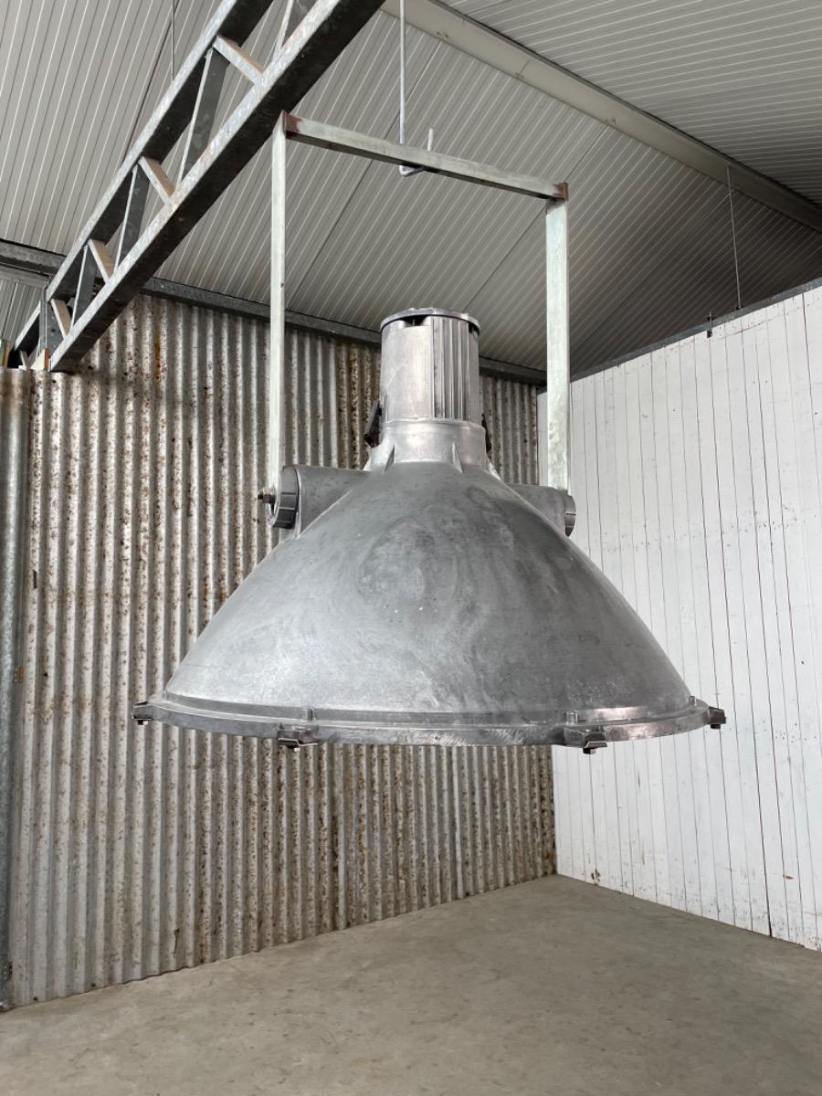 5x industrial stadium lights pendant lamp, 1960s