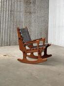 Angel Pazmino midcentury Rocking chair for Muebles de Estilo