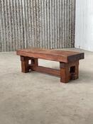 Brutalist massive oak coffeetable / Bench