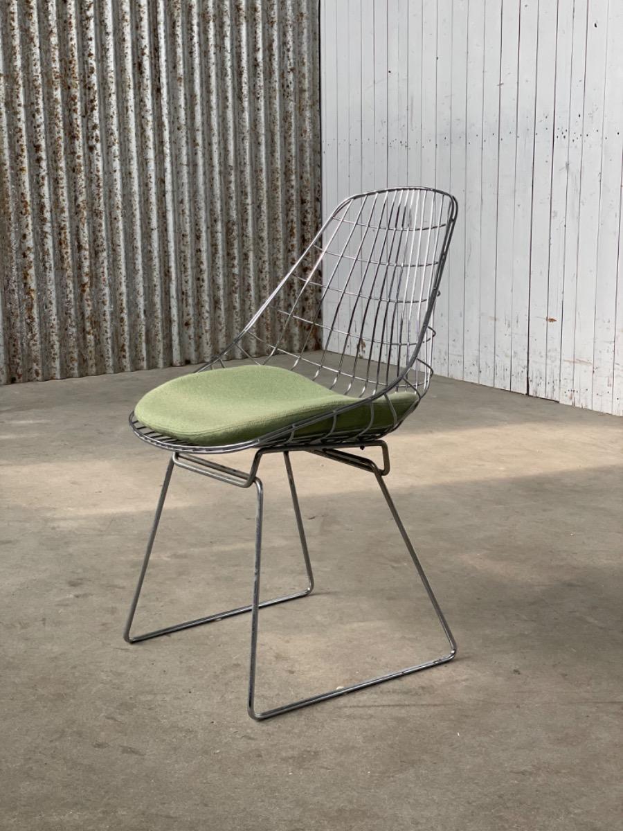 Cees Braakman SM05 Wire chair Pastoe 1950s