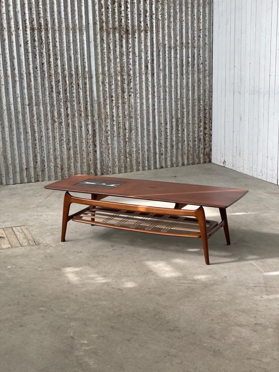 Louis van Teeffelen Coffeetable for WéBé, Holland 1950s