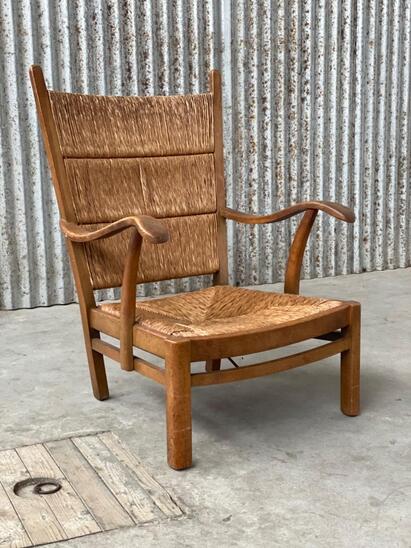 Pair armchairs style Bas van Pelt, Netherlands 1950s