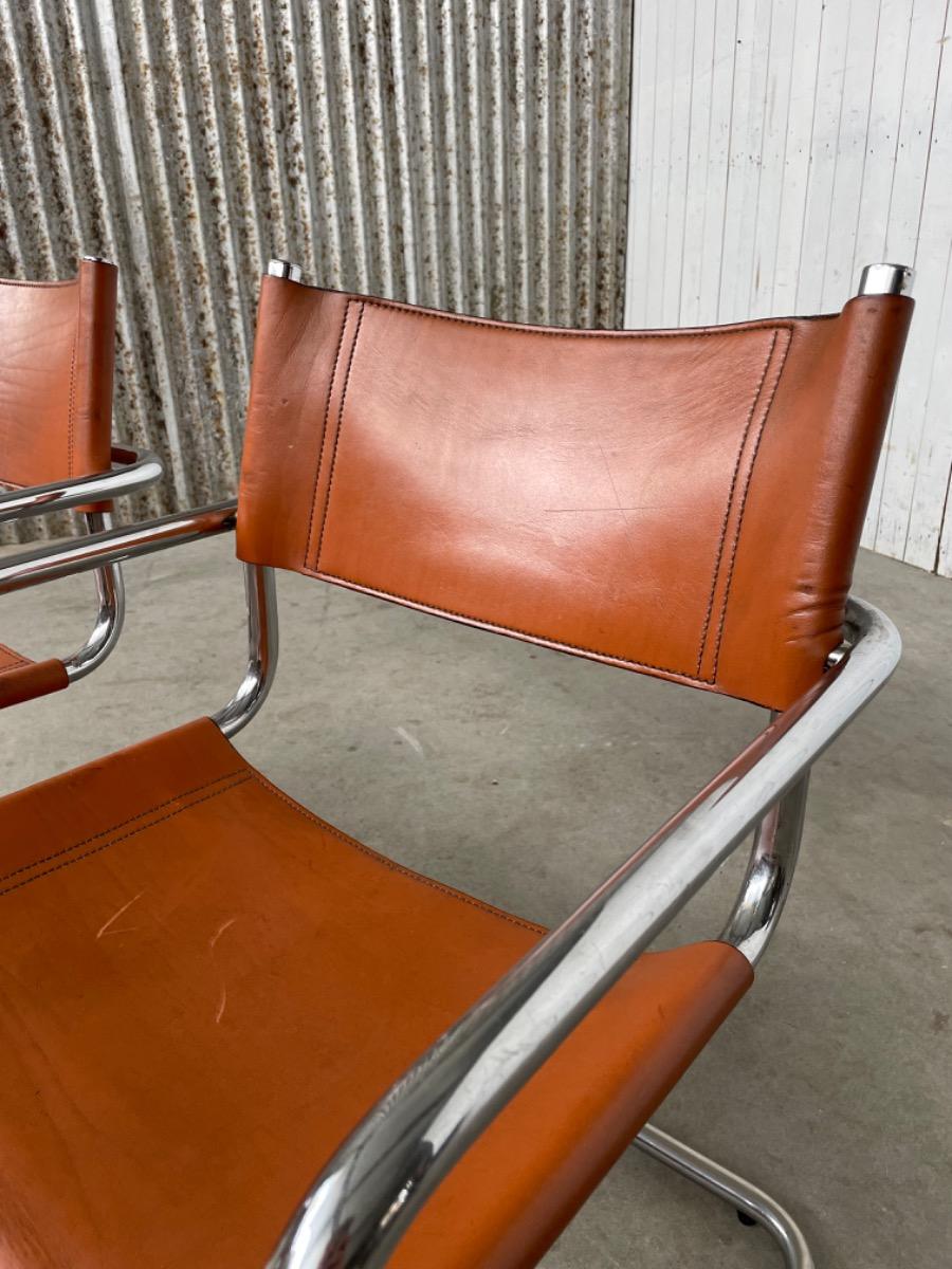 Set Vintage armchairs - MG5/Mart stam/Marcel breuer - 1970s