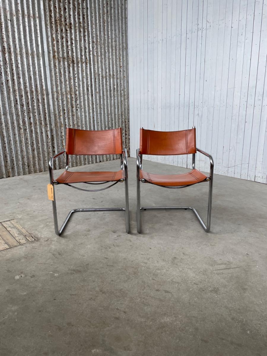 Set Vintage armchairs - MG5/Mart stam/Marcel breuer - 1970s