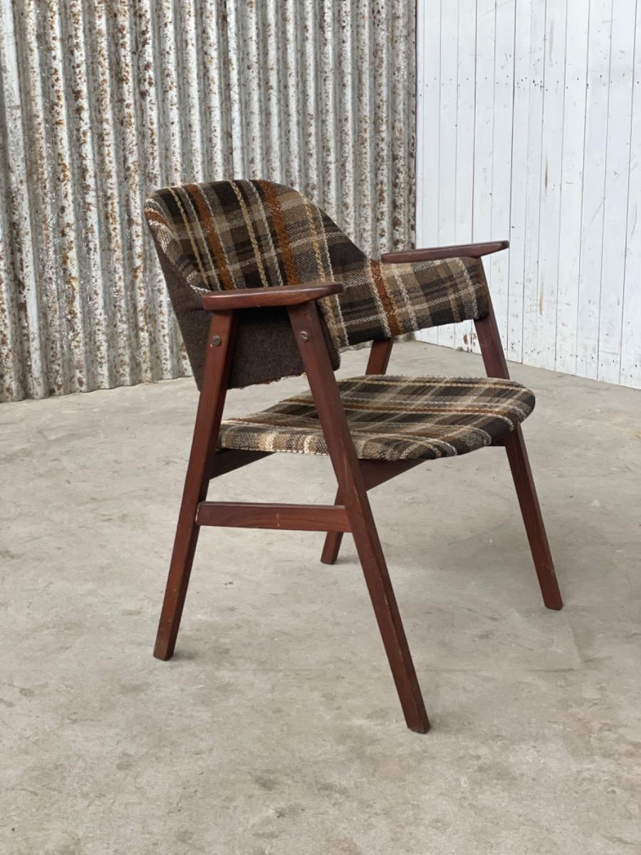 Vintage armchair teakwood 1960s