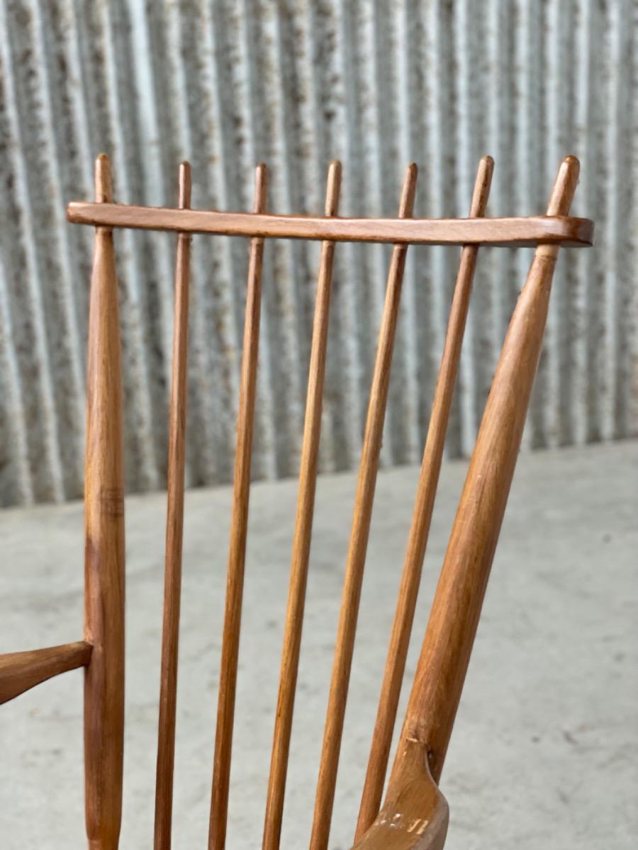 Vintage rocking chair de Ster Gelderland, Dutch design 1960